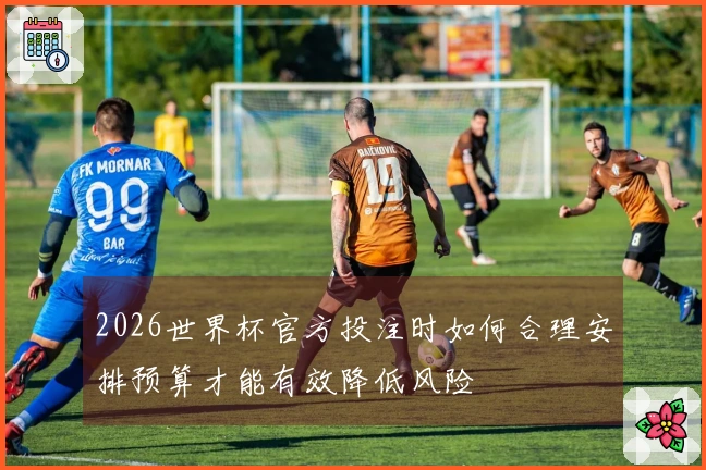 2026世界杯官方投注时如何合理安排预算才能有效降低风险