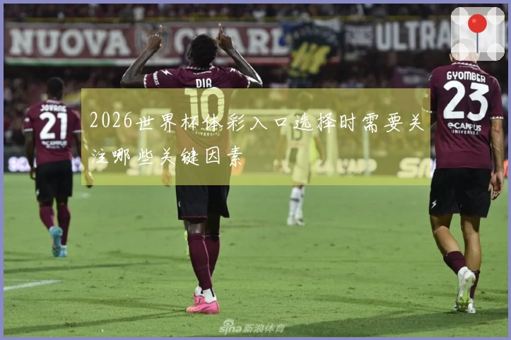 2026世界杯体彩入口选择时需要关注哪些关键因素